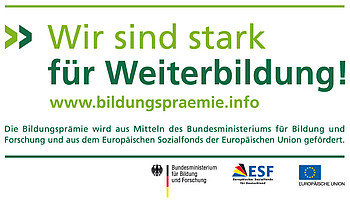 Offizielles Logo für die Bildungsprämie des Bundes